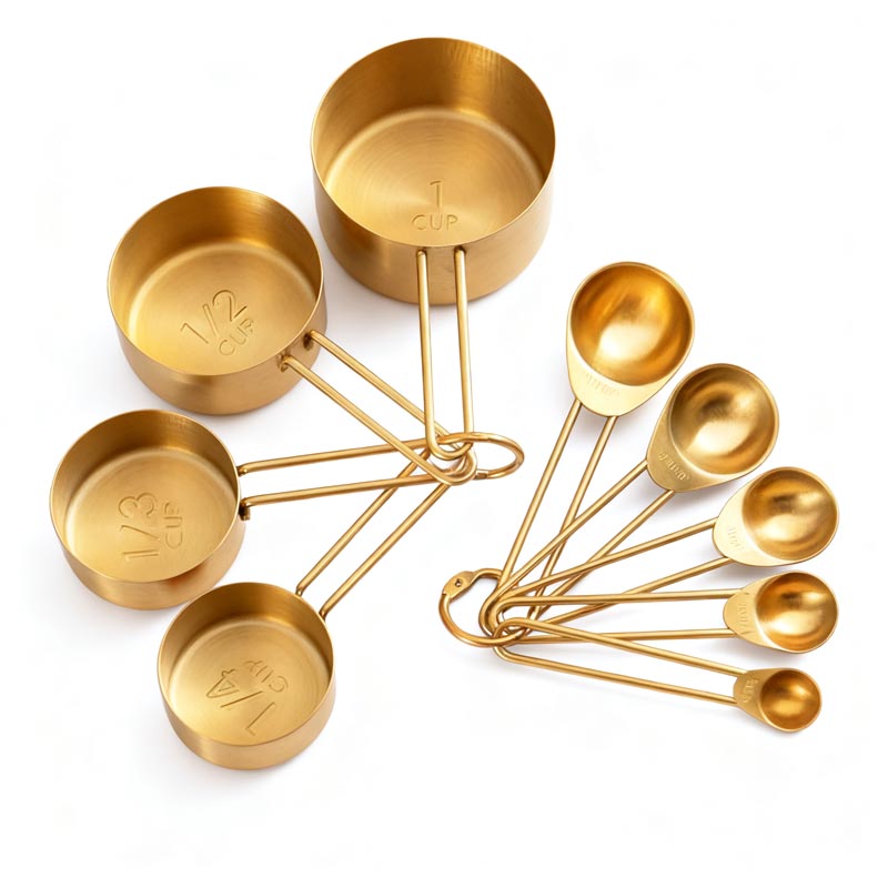 Why Is the Gold Baking Tool Measuring Spoon and Cup Essential for Precise Home Baking?