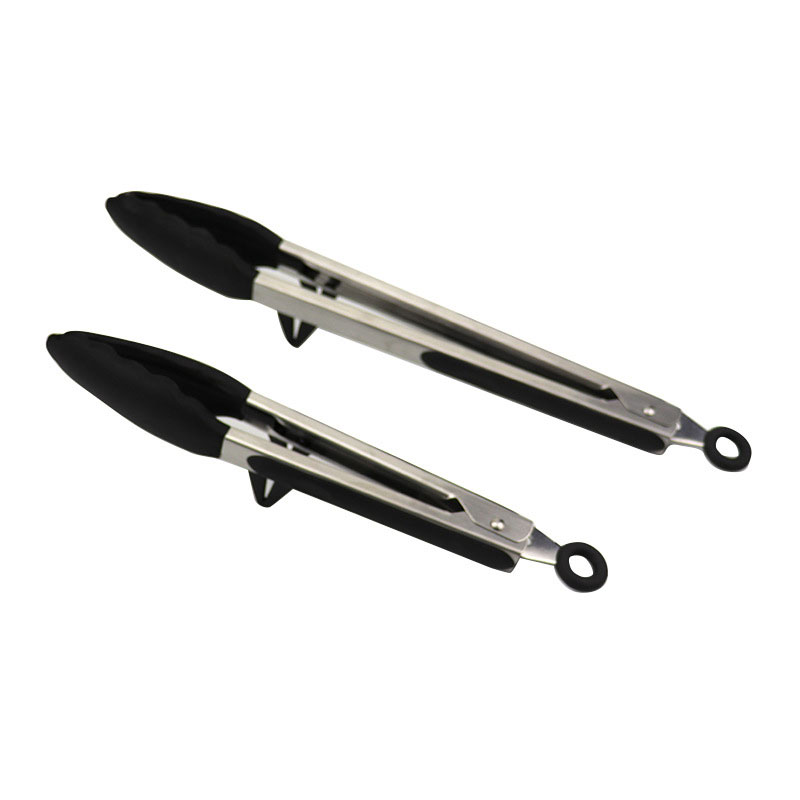 9“12” Baking Tools Silicone Food Tongs Cooking Clip