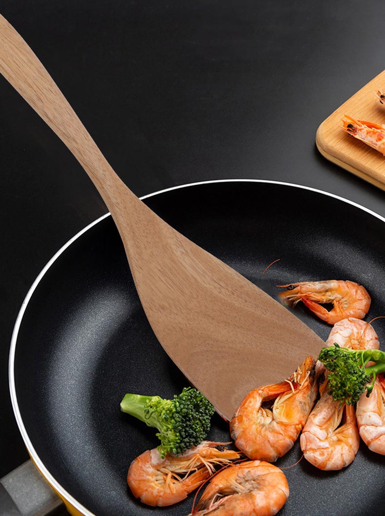 Wooden Kitchen Utensils For Non-Stick Pans