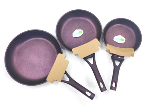 Aluminum Non-stick Fry Pan 3pcs Pan Sets