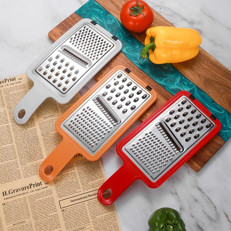 Stainless Steel Kitchen Household Three-In-One Slicer And Grater