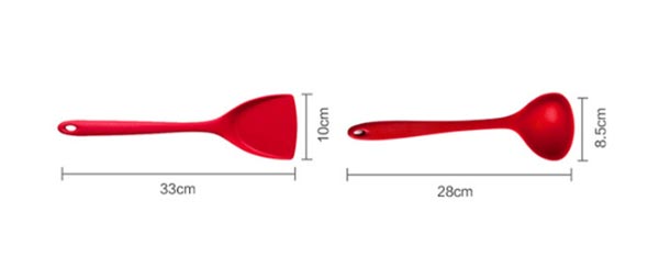 Silicone Soup Ladle Turner Cooking Utensils Tools